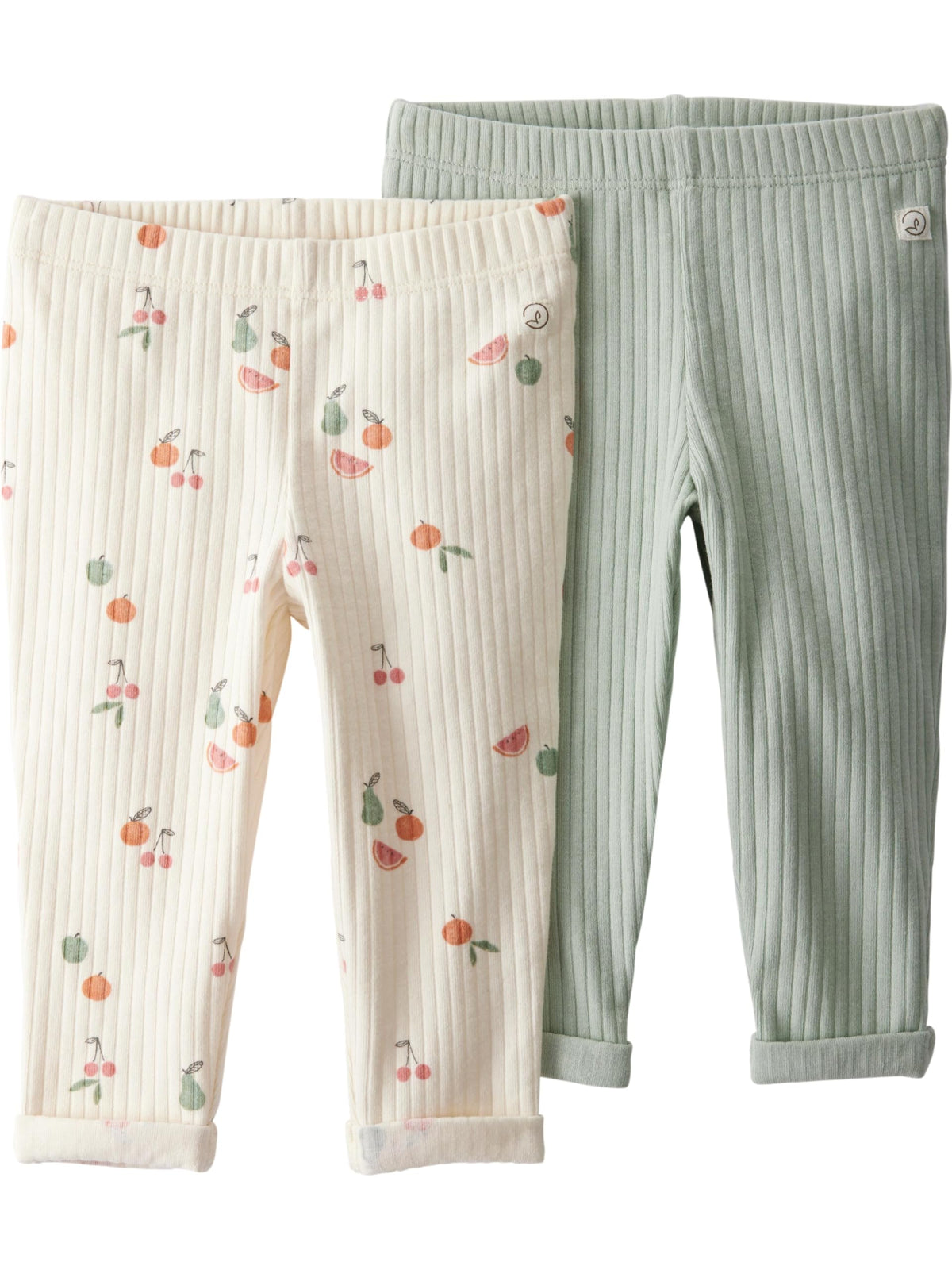 Little Planet by Carter's Unisex Baby 2-Pack Ribbed Pants Made with Organic CottonPants