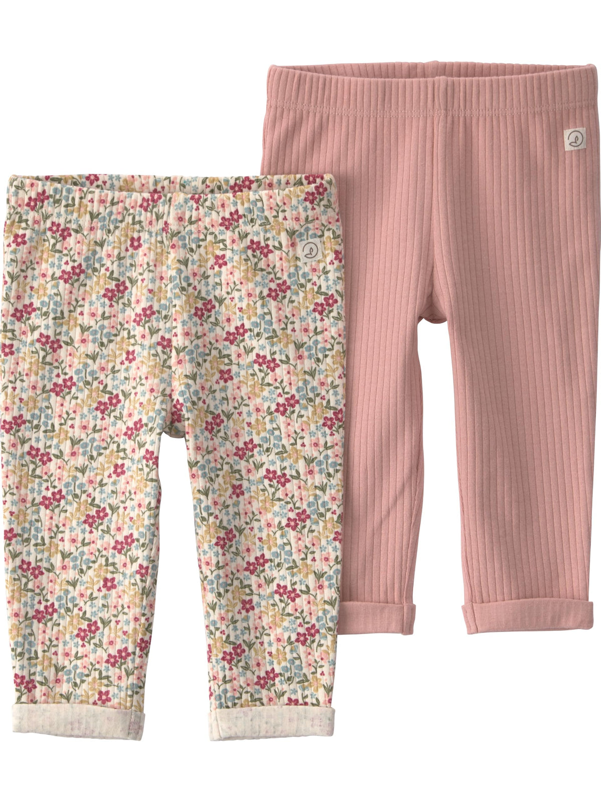 Little Planet by Carter's Unisex Baby 2-Pack Ribbed Pants Made with Organic CottonPants