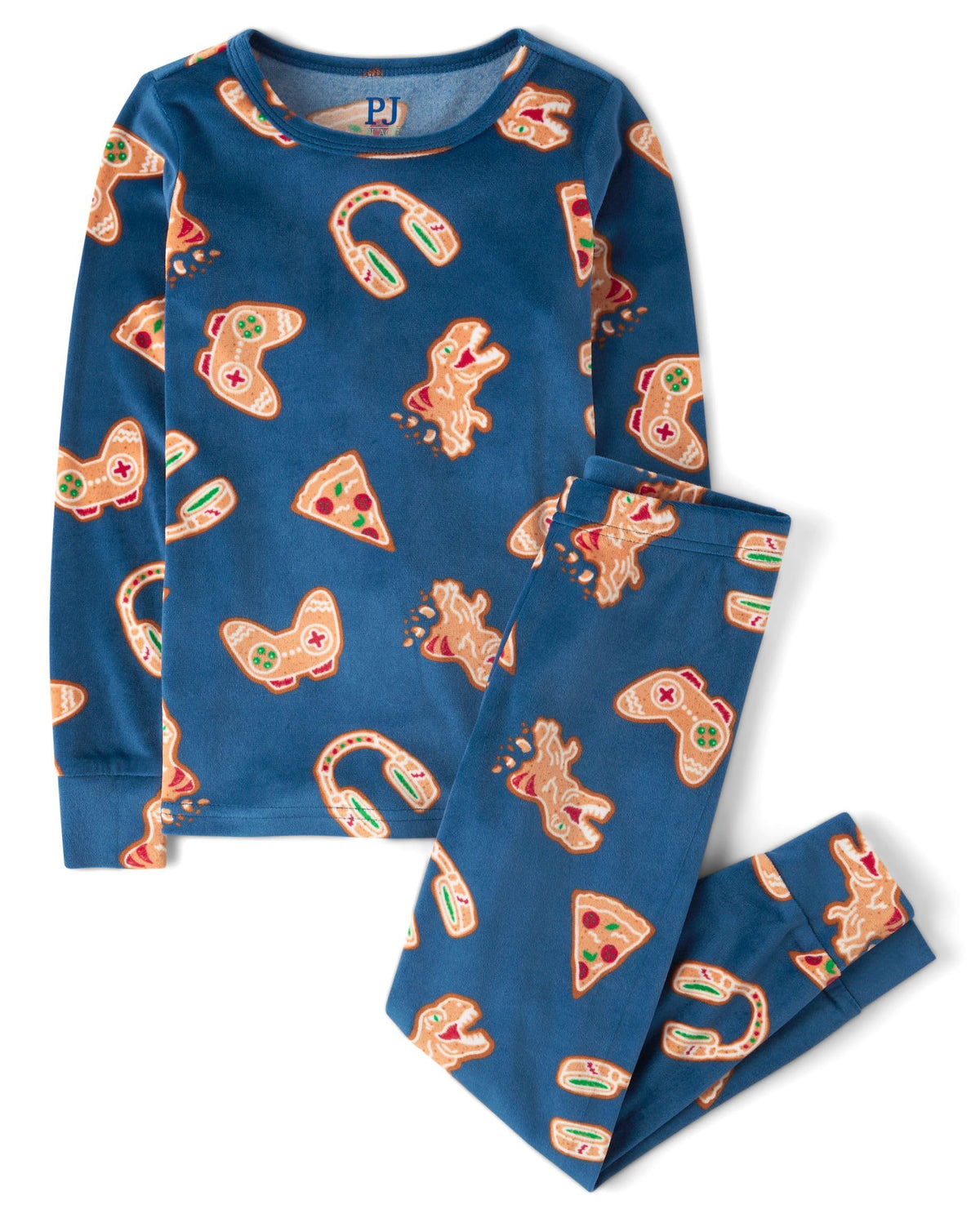 The Children's Place Baby Kids Christmas 2 Piece Pajama Sets, Velour