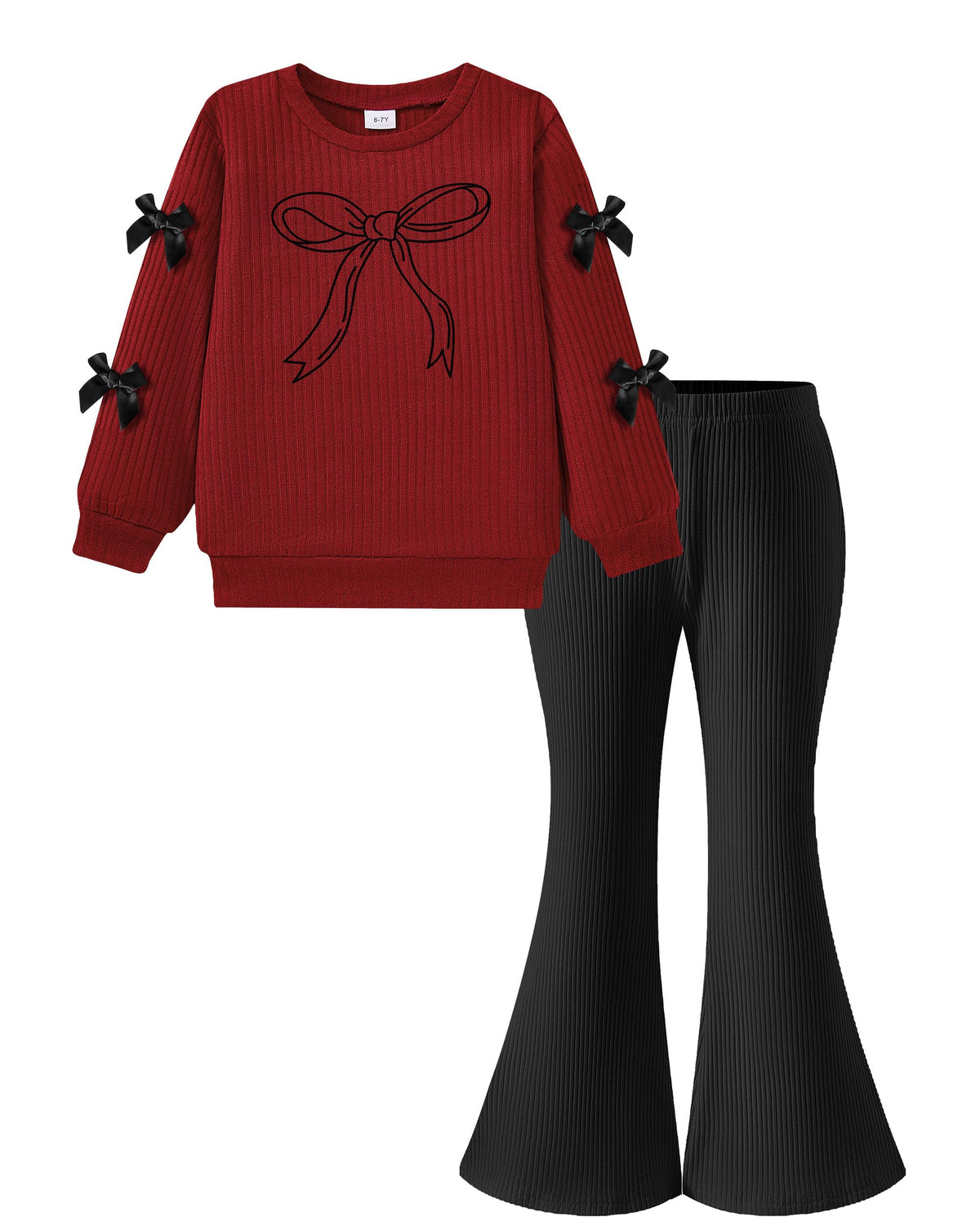Toddler Girls Clothes 2 Piece Little Girl Fall Winter Outfits 2-8Y