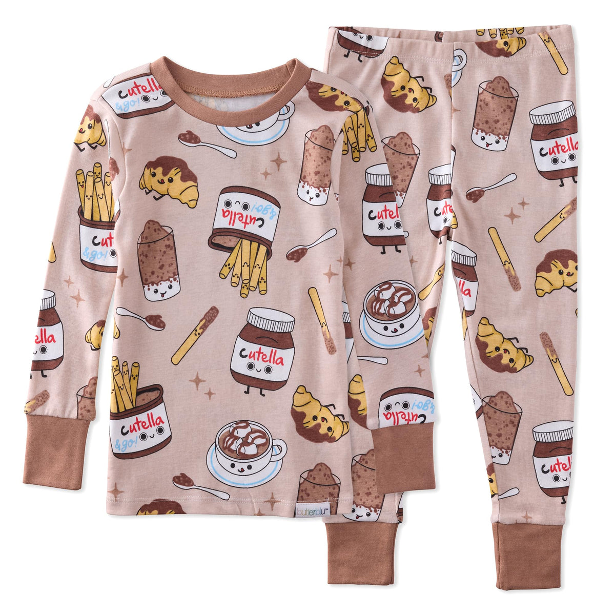 Butterblu Zen Snug-fit 2-Piece Pajamas 100% Organic Cotton Long Sleeve