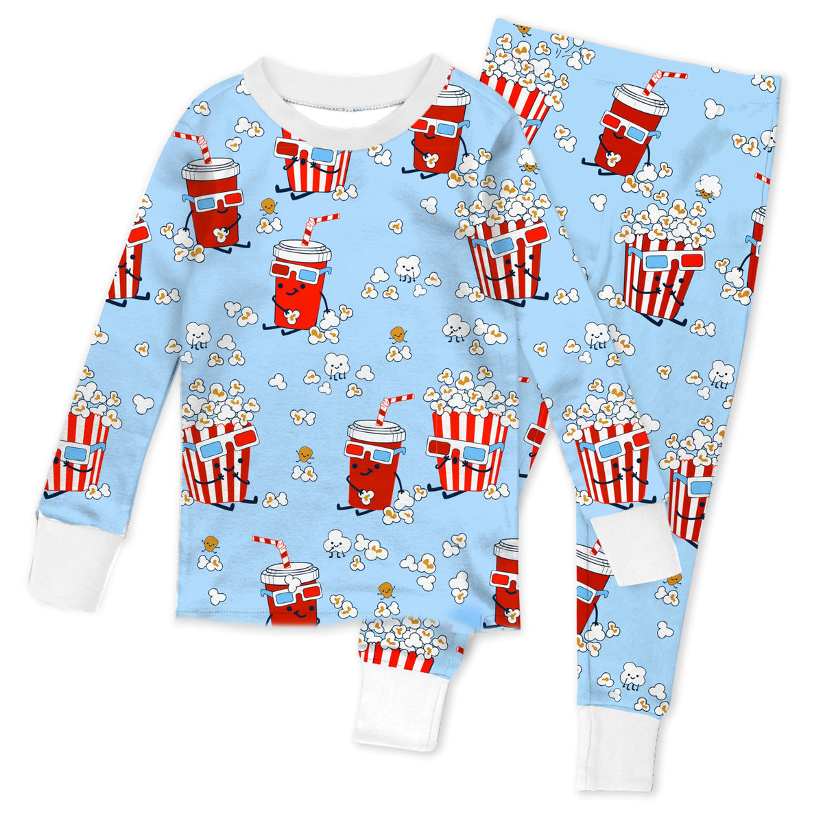 Butterblu Zen Snug-fit 2-Piece Pajamas 100% Organic Cotton Long Sleeve