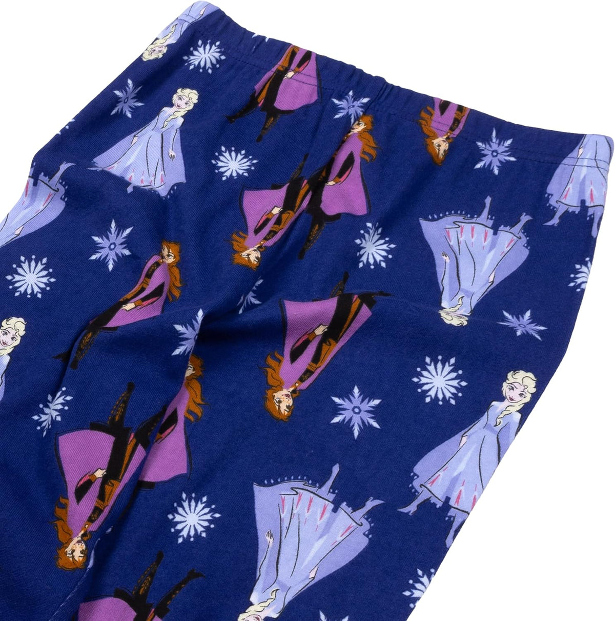 Disney Girls' 2-piece Snug-fit Cotton Holiday Matching Pajama Set, Soft & Cute for Kids