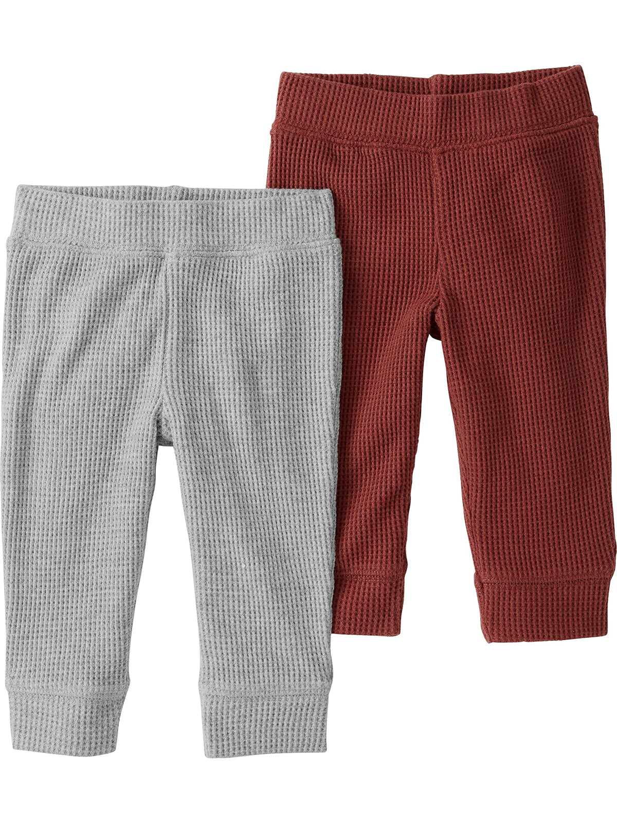 Little Planet by Carter's Unisex Baby 2-Pack Ribbed Pants Made with Organic CottonPants