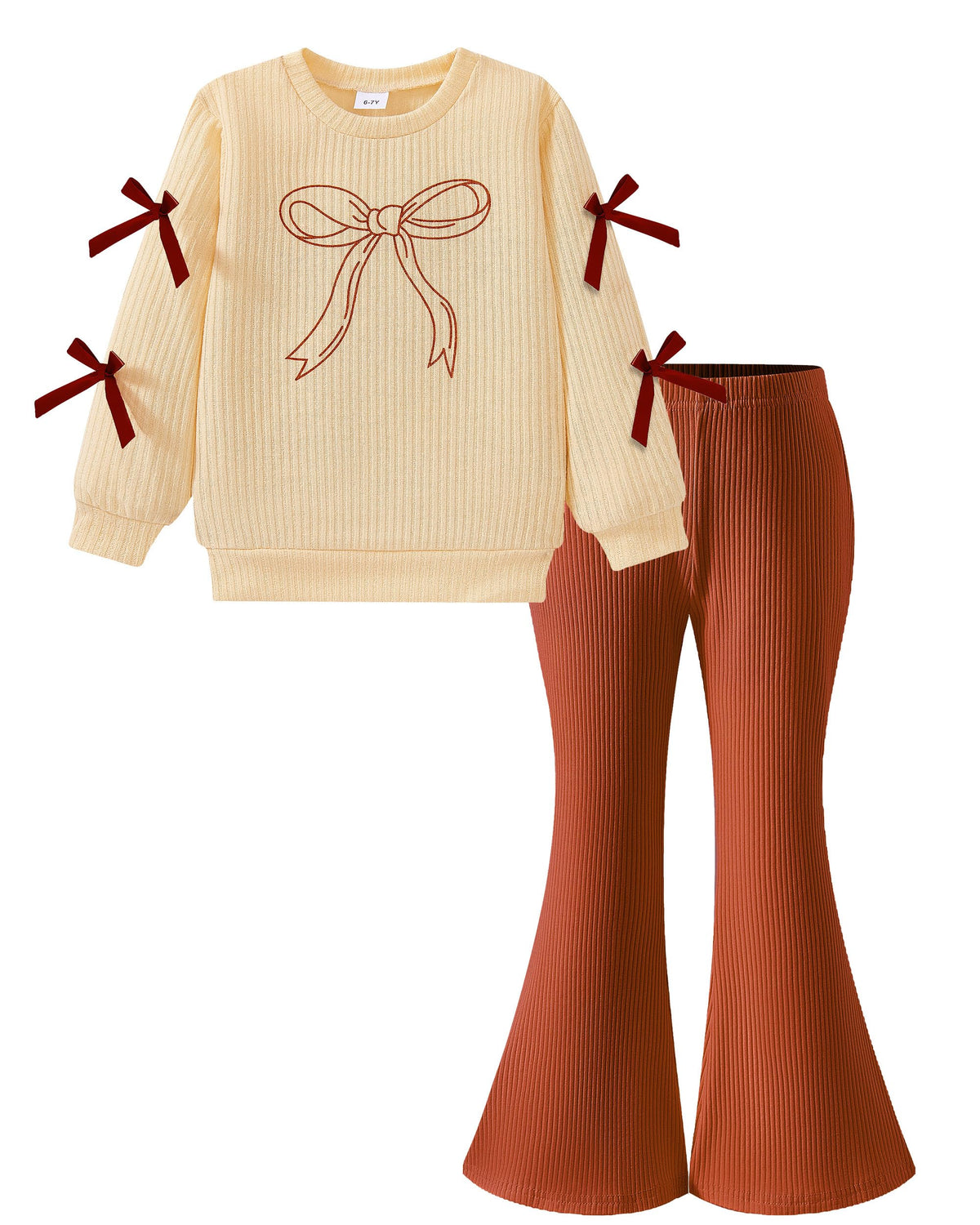 Toddler Girls Clothes 2 Piece Little Girl Fall Winter Outfits 2-8Y