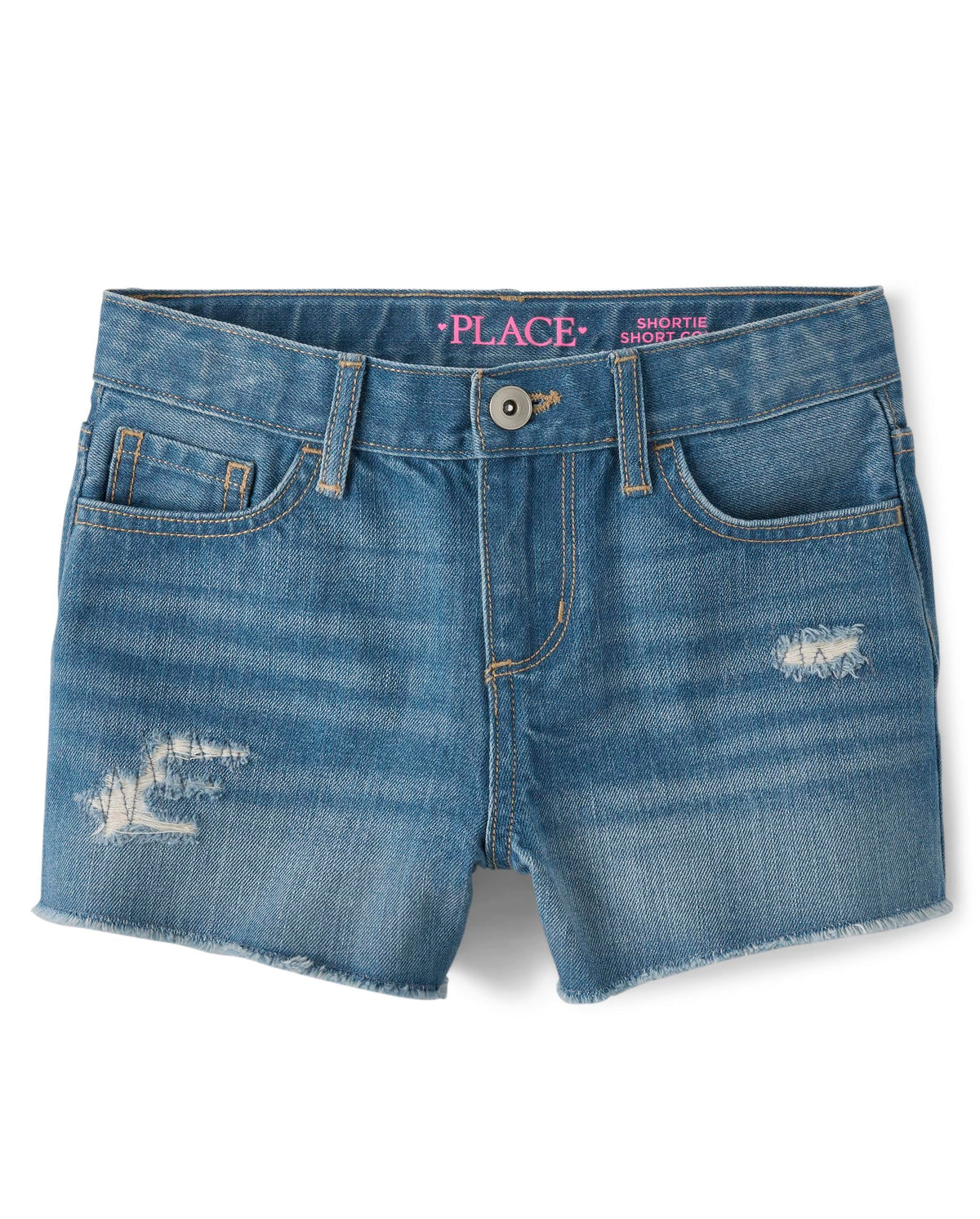 The Children's Place Girls Denim Shortie Shorts
