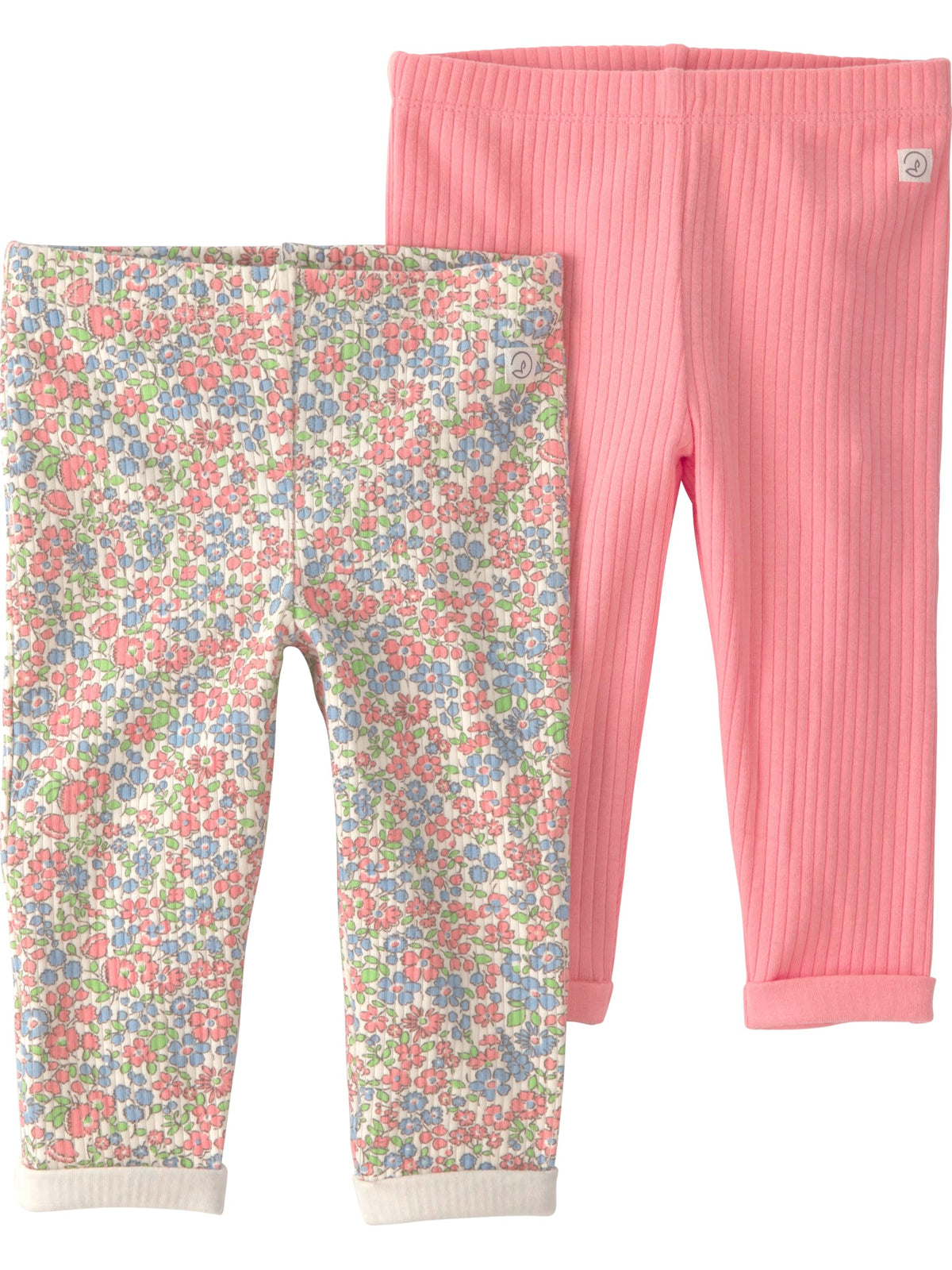 Little Planet by Carter's Unisex Baby 2-Pack Ribbed Pants Made with Organic CottonPants