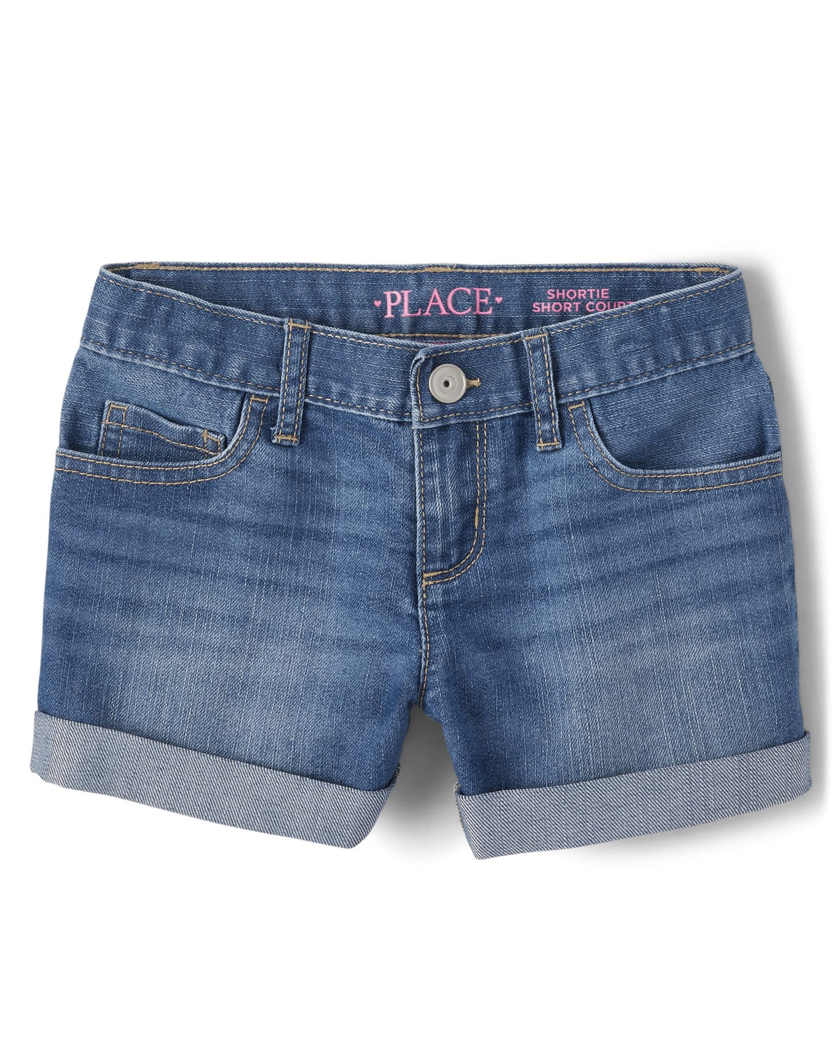 The Children's Place Girls Denim Shortie Shorts