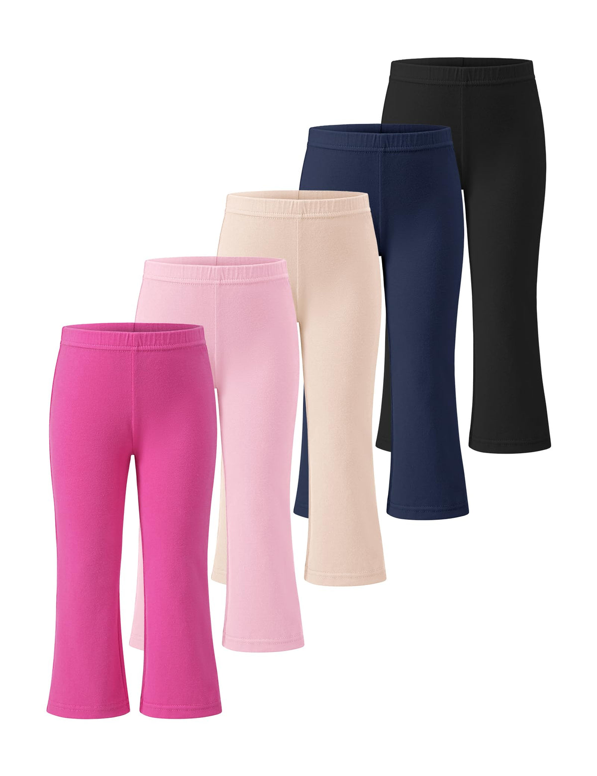 Witwot Toddler Girl Flare Pants Girls Cotton Leggings Bell Bottoms Clothes