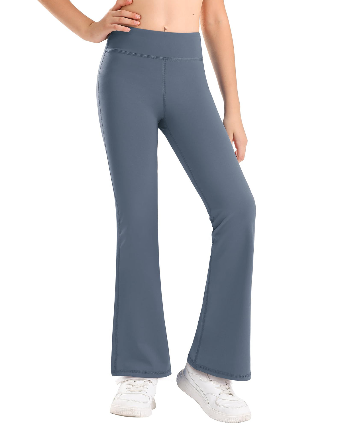 Stelle Girls Flare Leggings High Waisted for Dance Yoga School Daily Wear
