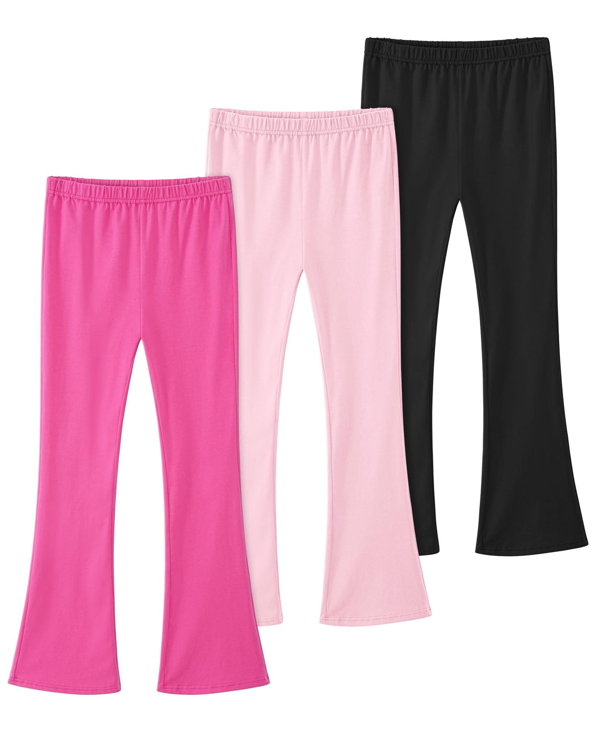 BOOPH Girls Flare Leggings Kids Casual Bell Bottom Pants for Teen Girls