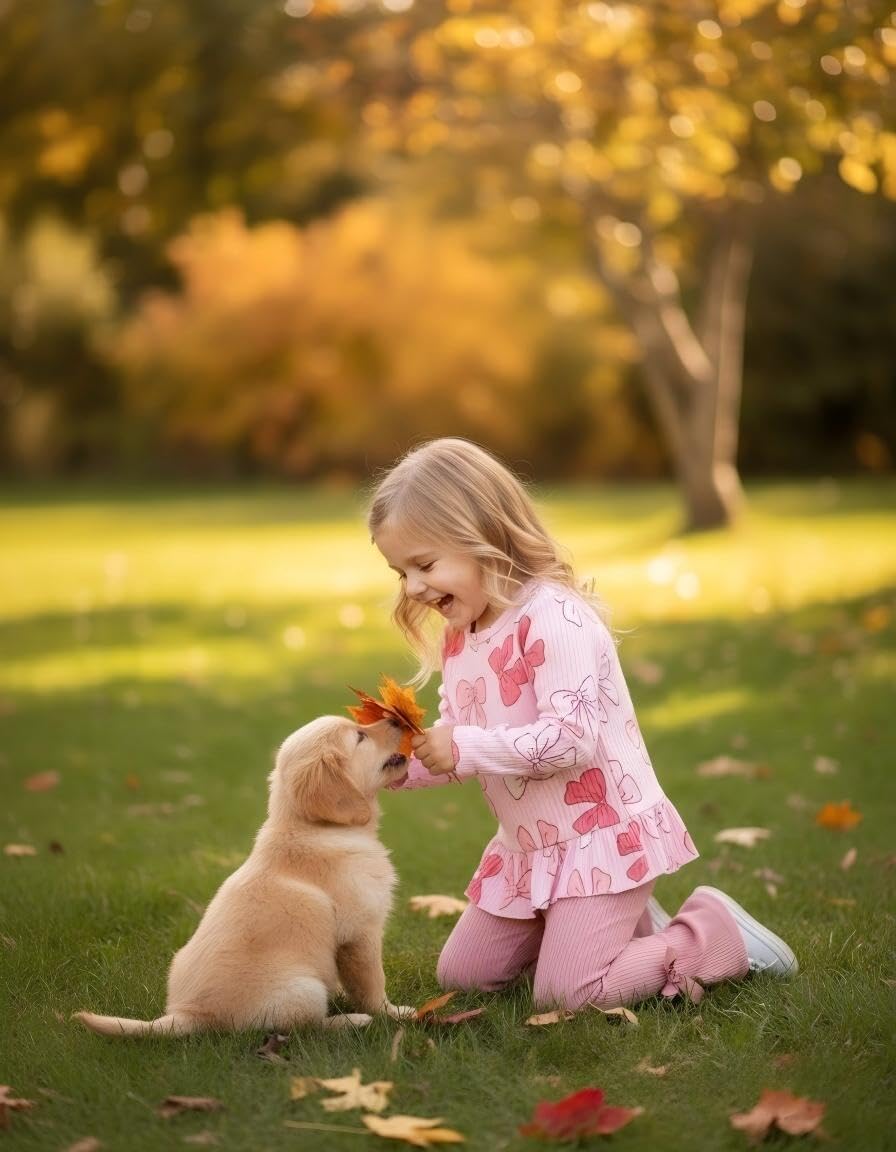 Toddler Girl Clothes Cute Ruffle Fall Outfits for Kids Girls