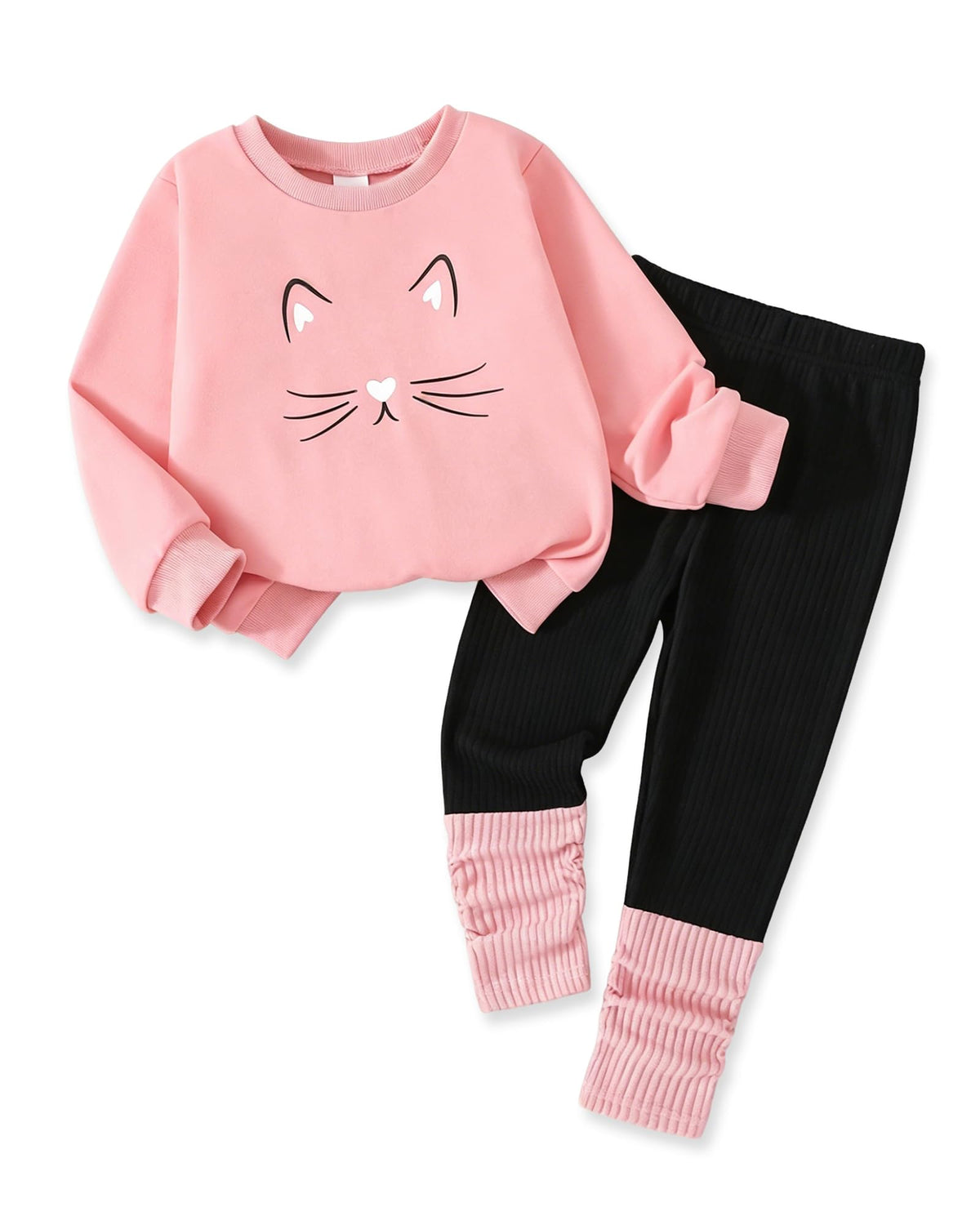 Toddler Girl Clothes Little Kids Fall Outfits Winter Sweatshirt Pants Set