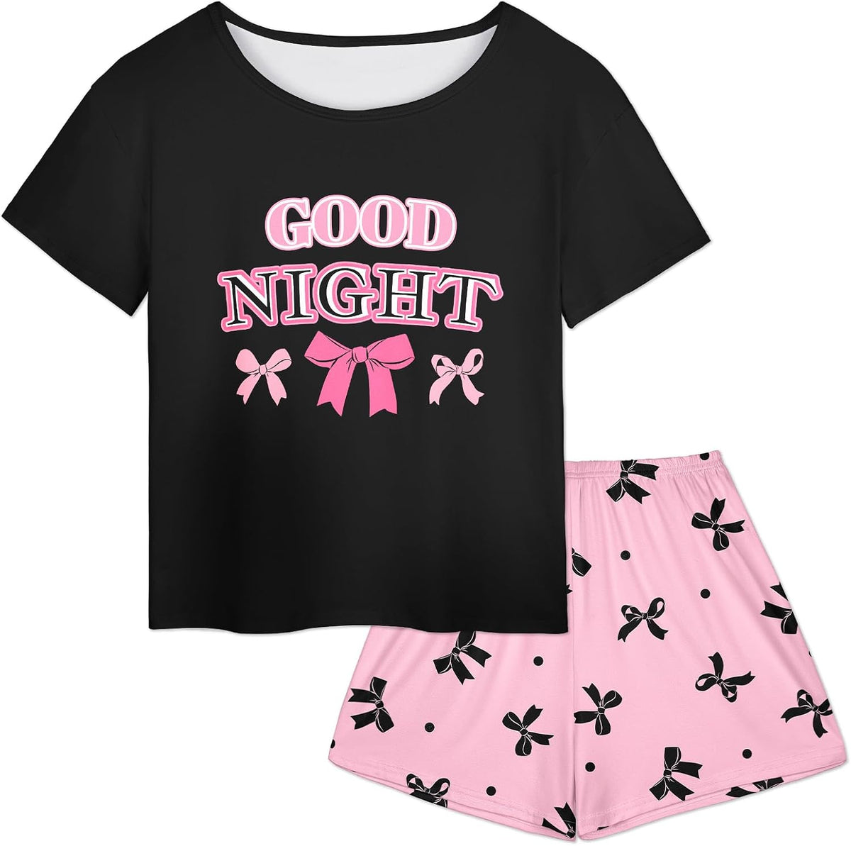 Play Tailor Girls Pajamas for Kids Summer Pjs Set Sleepwear for Teens 4-15Y