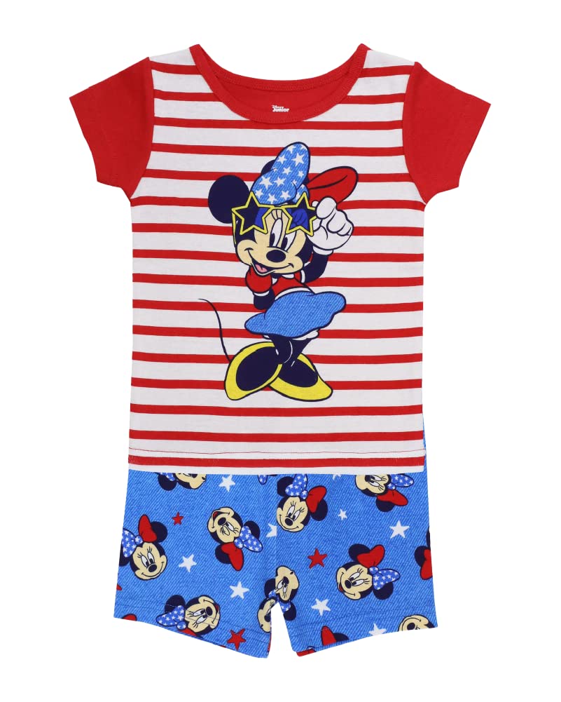 Disney unisex-child 2-piece Snug-fit Cotton Holiday Pajama Set, Soft & Cute for Kids