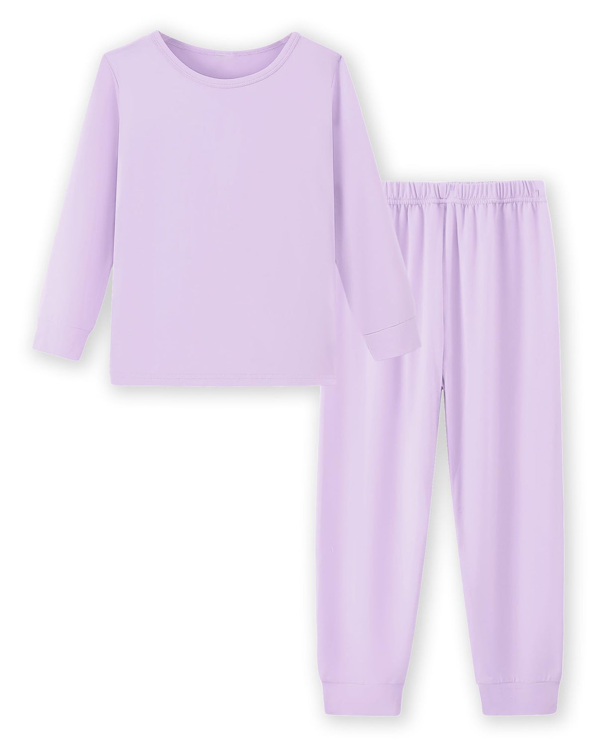 Mikrdoo Girls 2-Piece Pajamas Set Soft Long Sleeve Sleepwear 4-12 Years