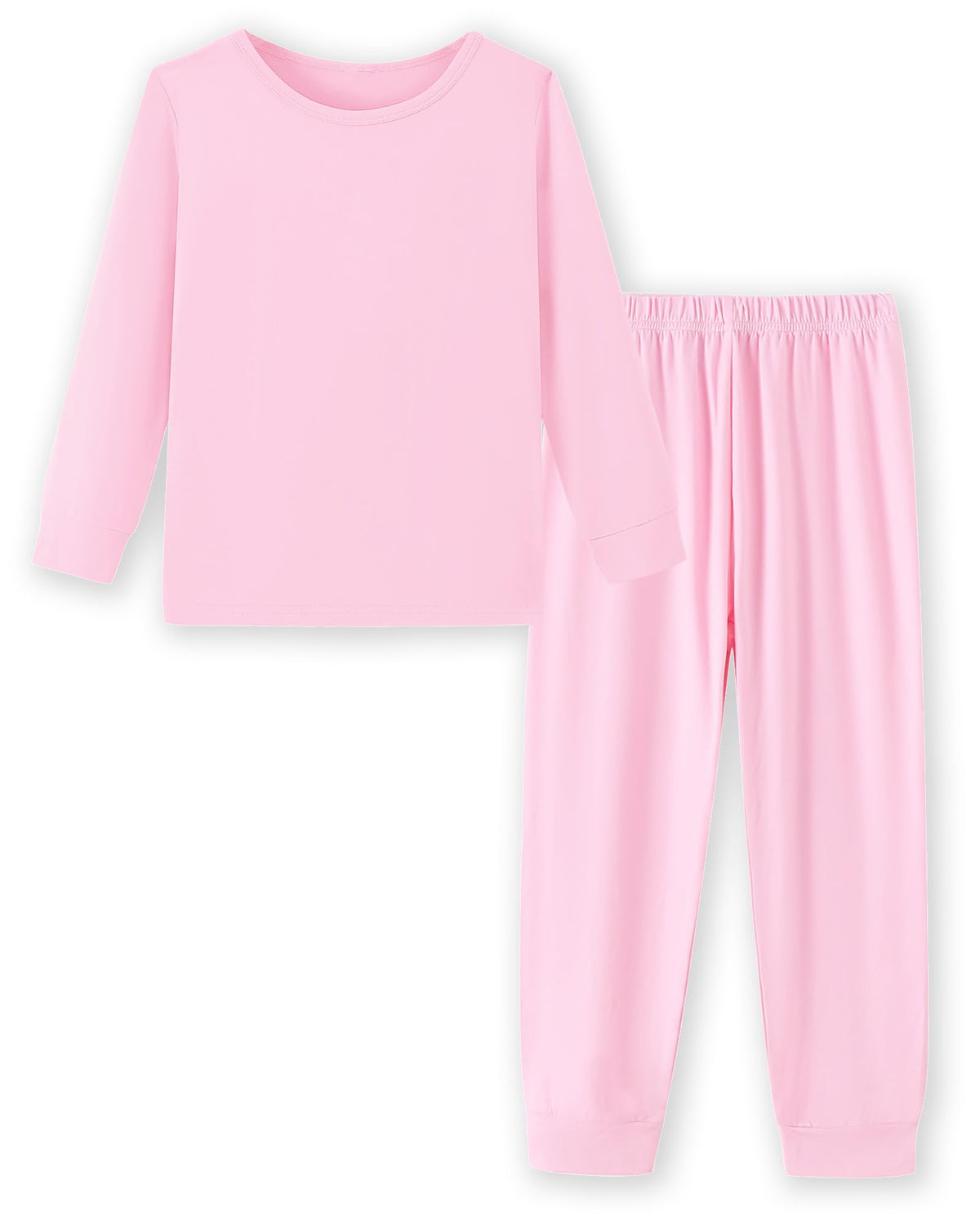 Mikrdoo Girls 2-Piece Pajamas Set Soft Long Sleeve Sleepwear 4-12 Years