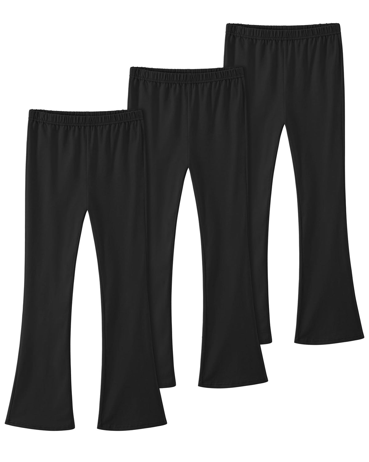 BOOPH Girls Flare Leggings Kids Casual Bell Bottom Pants for Teen Girls