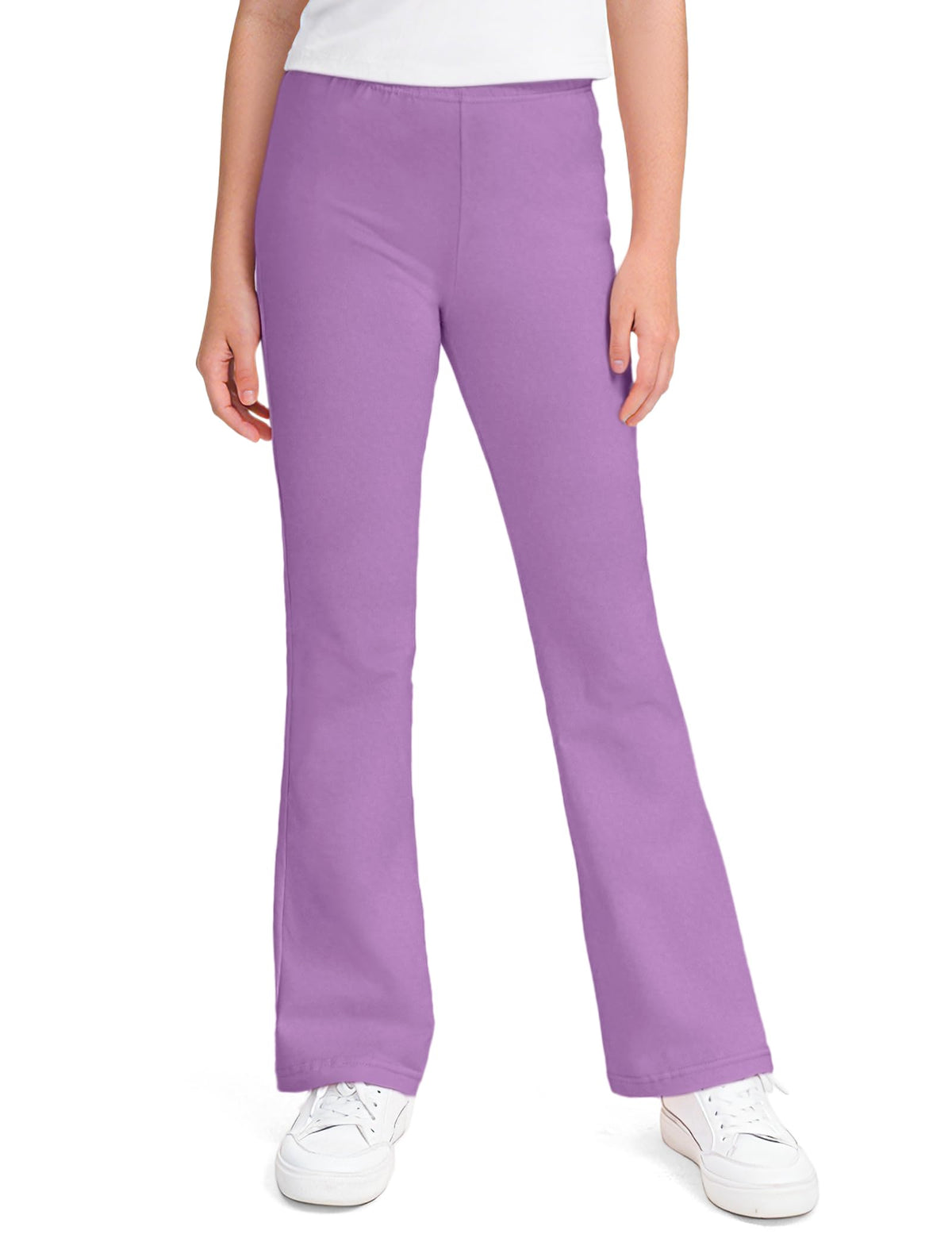 KEREDA Girls Flare Leggings School Uniform Pants for Kids Bell Bottoms