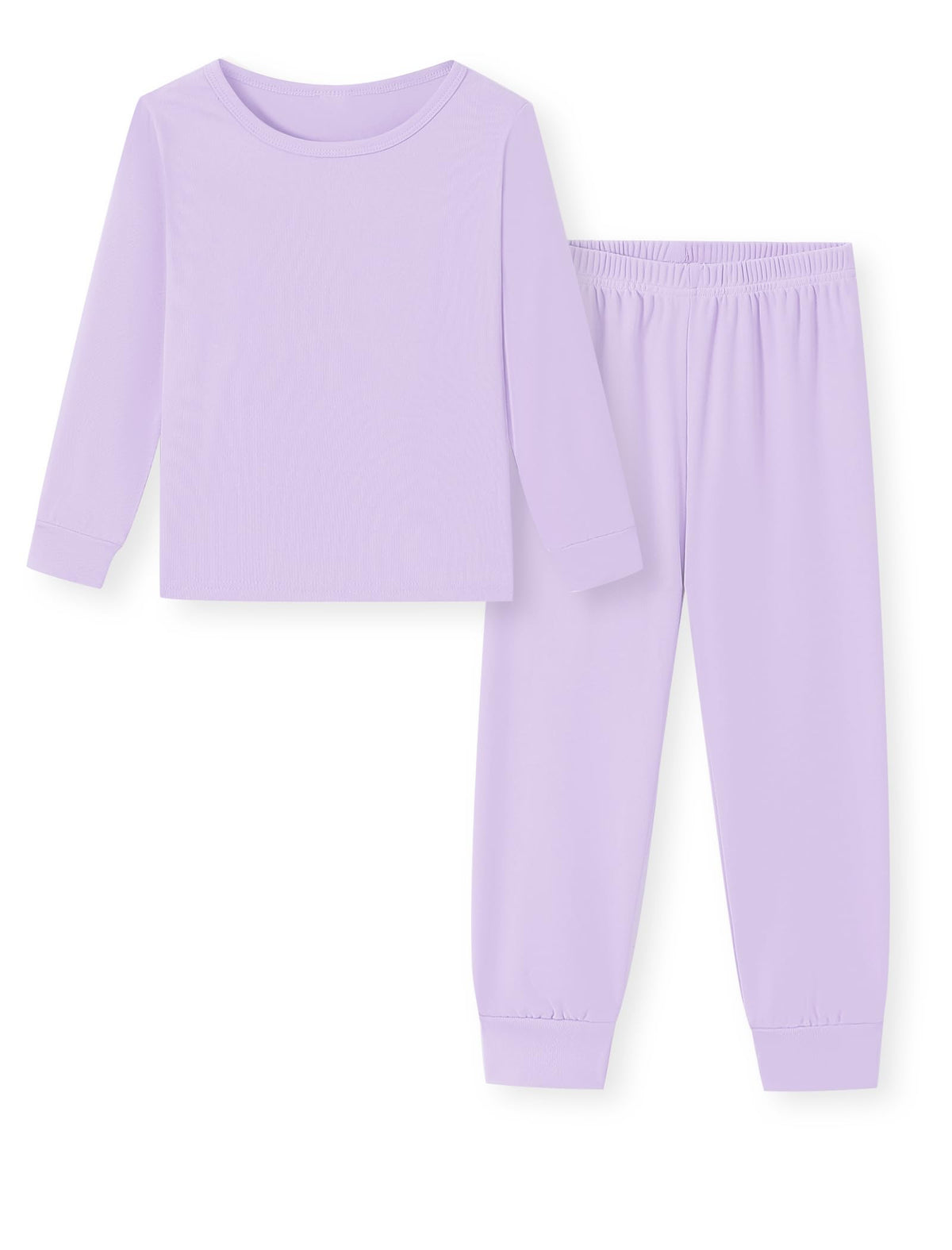 Mikrdoo Girls Pajamas Set Long Sleeve Top and Pants 2 Piece Sleepwear