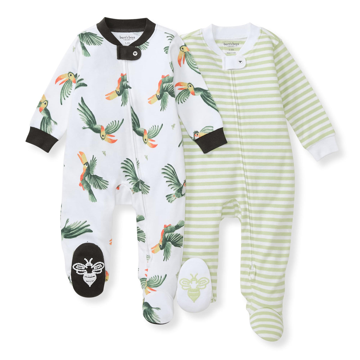 Burt's Bees Baby Baby Girl's Pajamas Sleep and Play