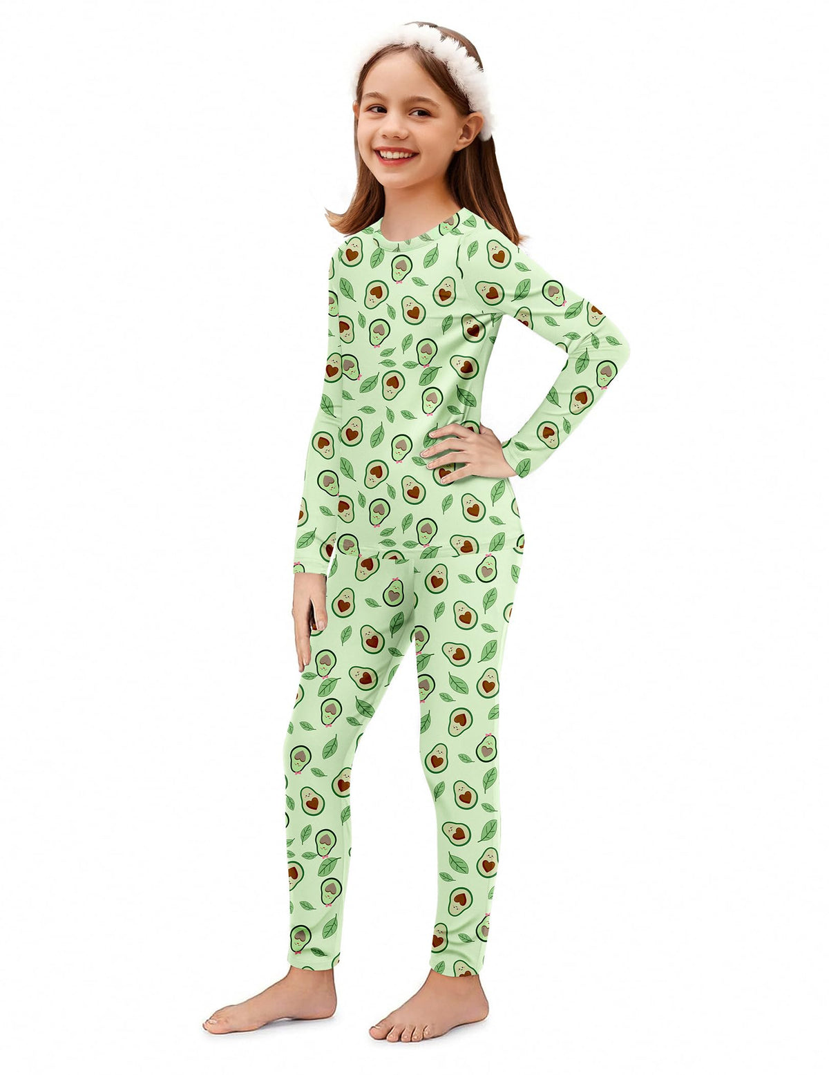 Arshiner Thermal Underwear for Kids Long Johns Girls Base Layer Top Bottom