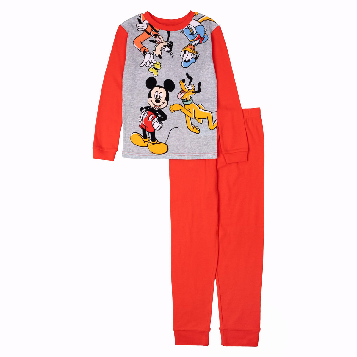 Disney unisex-child 2-piece Snug-fit Cotton Holiday Pajama Set, Soft & Cute for Kids