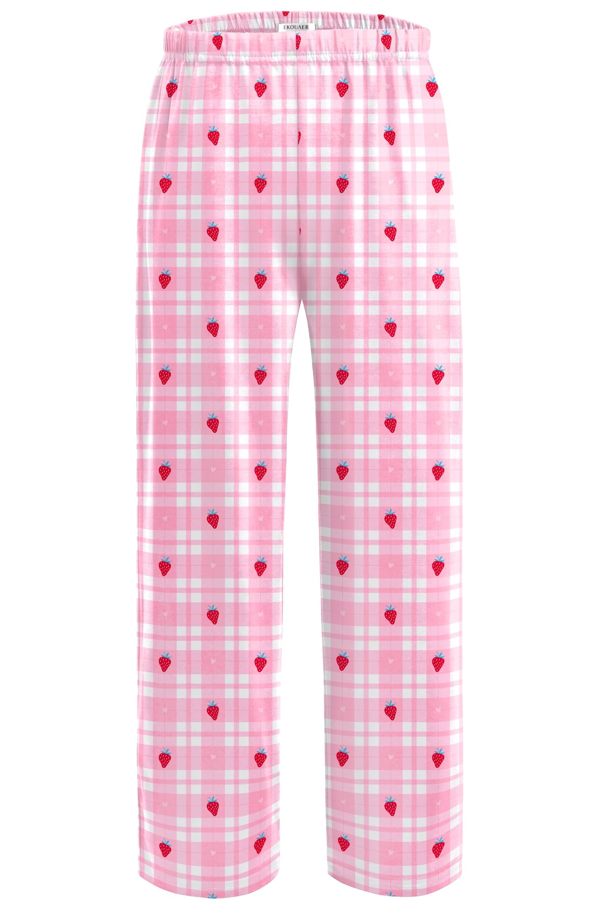 Ekouaer Girls Soft Pajamas Pants Cute Print Pattern PJ Bottoms Lounge Pants