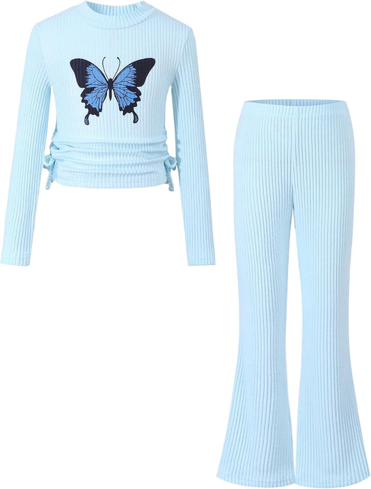 Girls Clothes Fall Winter Tween Girl 2 Piece Outfits Set Size 6-12Y
