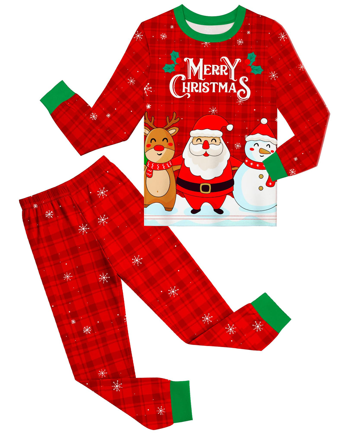 Sylfairy Girls Pajamas Set Sleepwear Rainbow Unicorn Pjs Toddler Long Sleeve Jammies Kids Sleepwear 3-12 Years