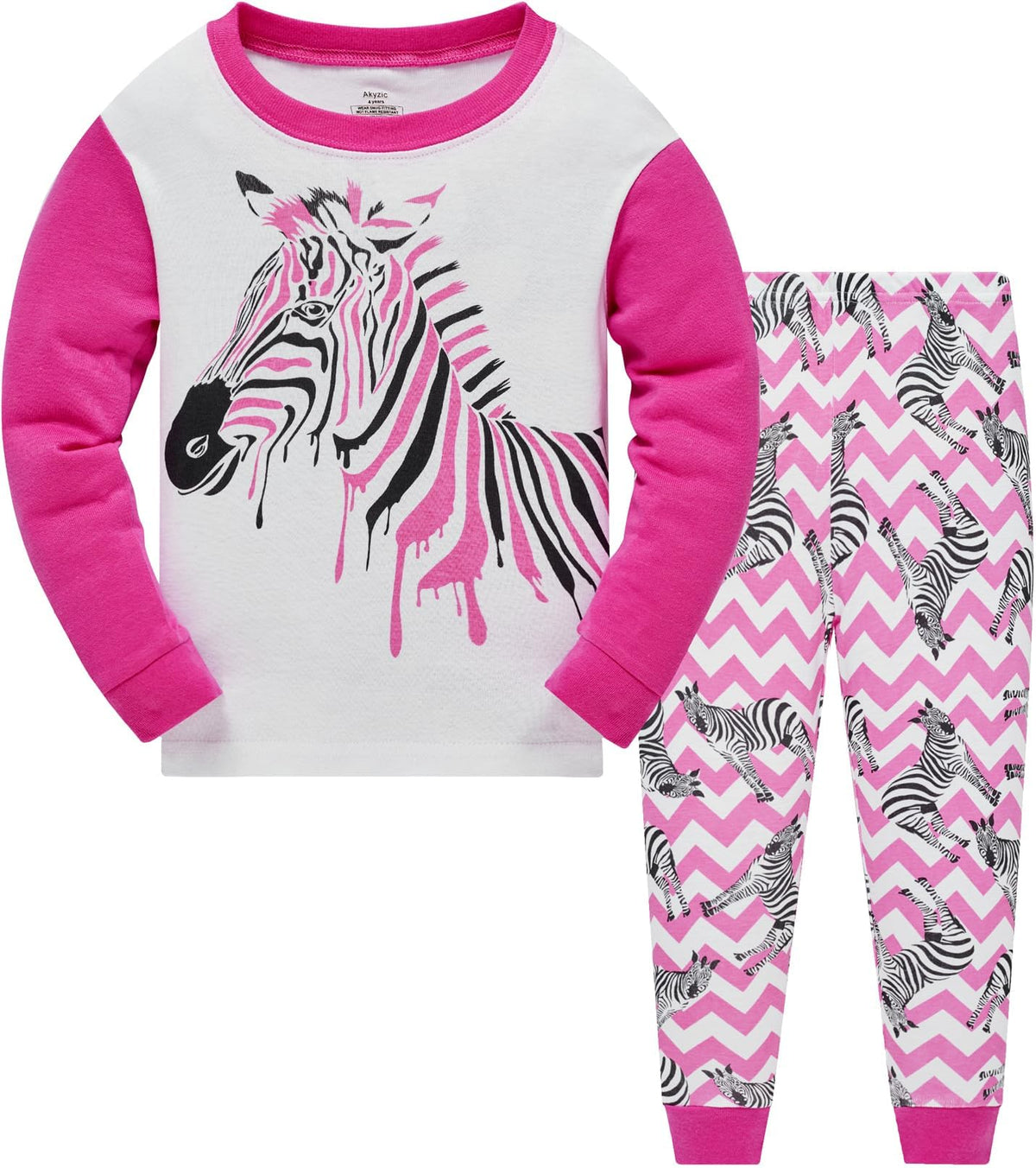 Toddler Girls Pajamas Sets Girls 2 Piece 100%Cotton Winter Long Sleeve Pjs