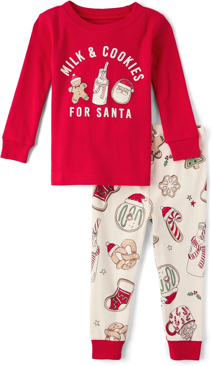 The Children's Place Baby And Kids, Sibling Matching, Christmas Pajama Sets, Cotton