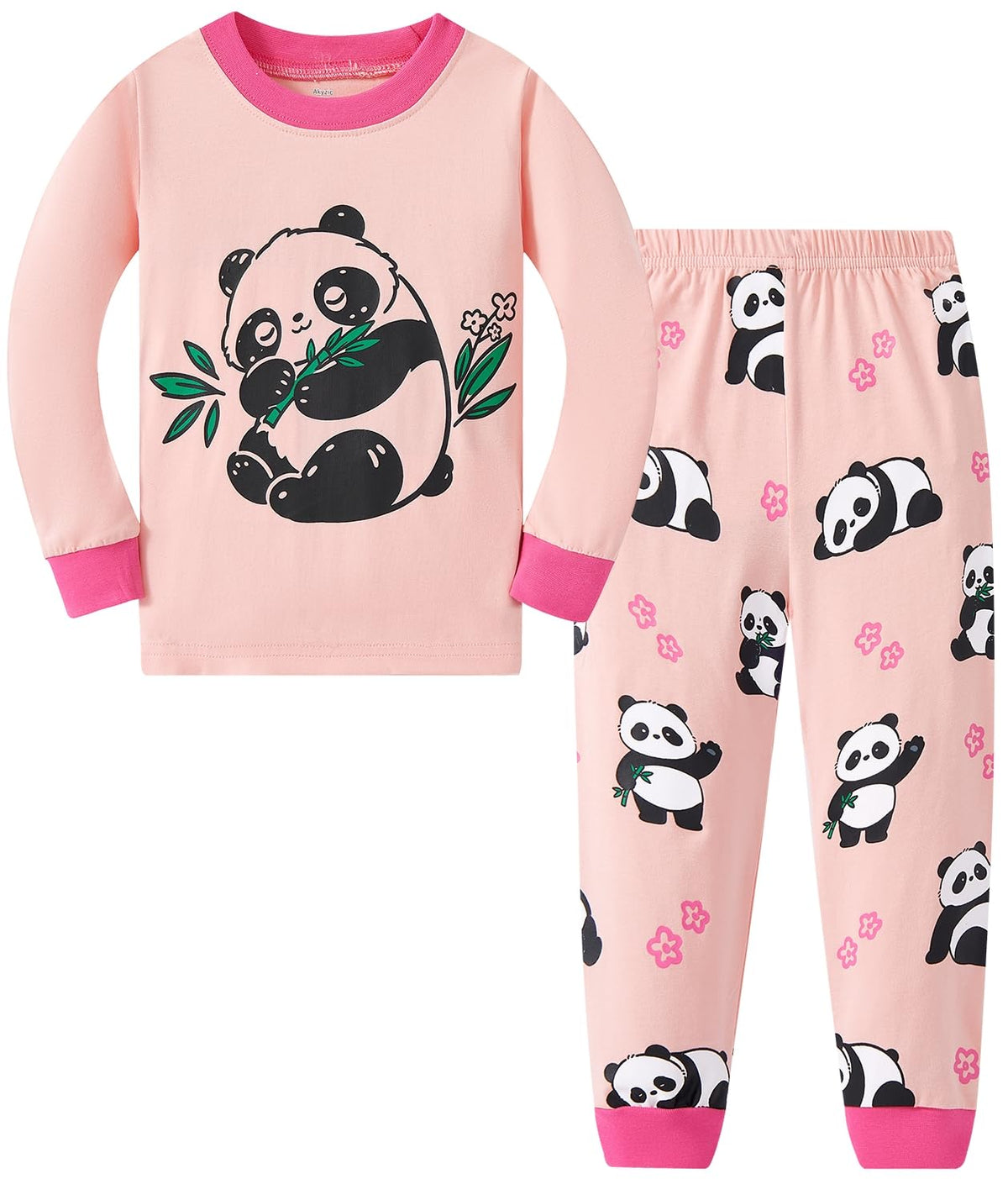 Toddler Girls Pajamas Sets Girls 2 Piece 100%Cotton Winter Long Sleeve Pjs