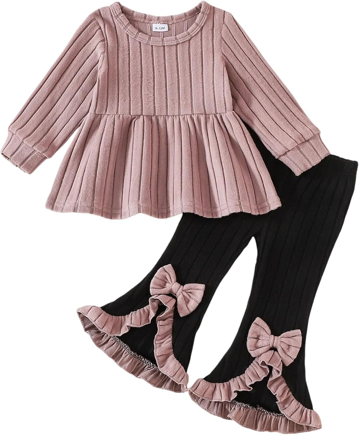 Baby Toddler Girl Clothes 2 Piece Fall Winter Outfits For 9M-4Y