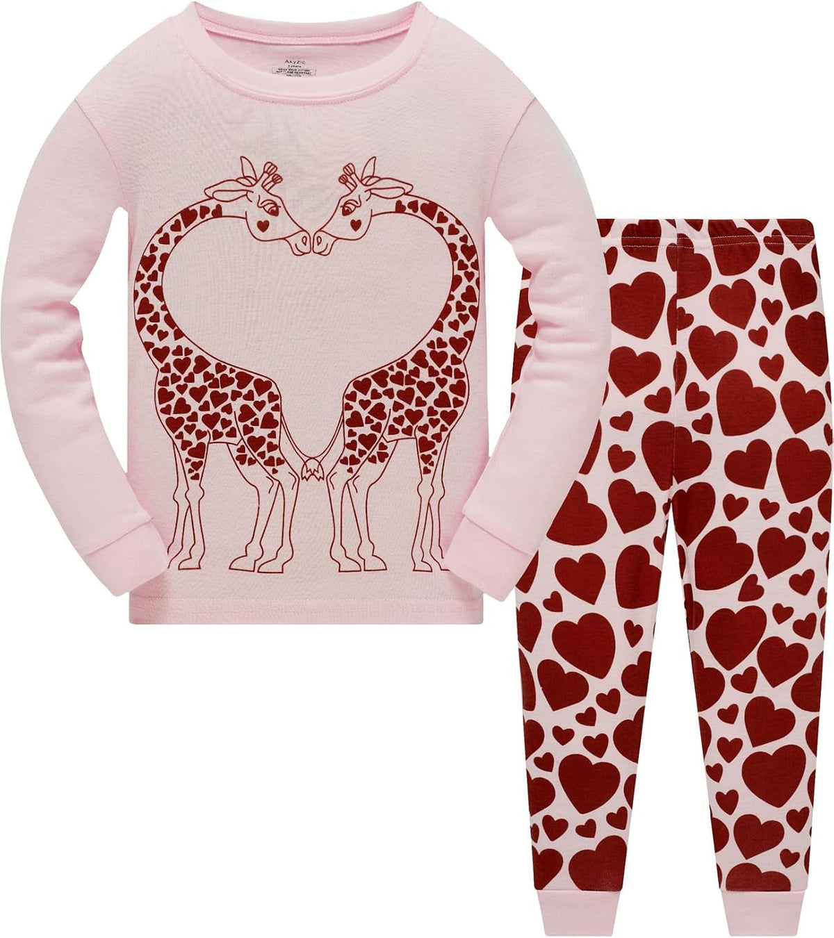 Toddler Girls Pajamas Sets Girls 2 Piece 100%Cotton Winter Long Sleeve Pjs