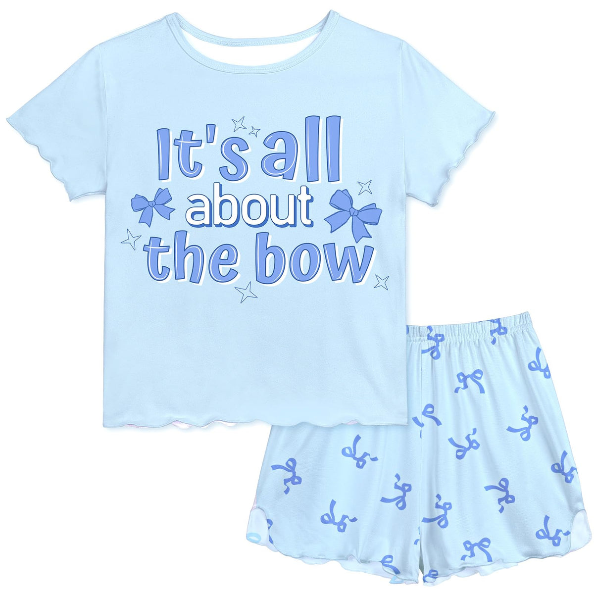 Play Tailor Girls Pajamas for Toddler Ruffled Kids Pjs Sets Sleepwear 3-10Y
