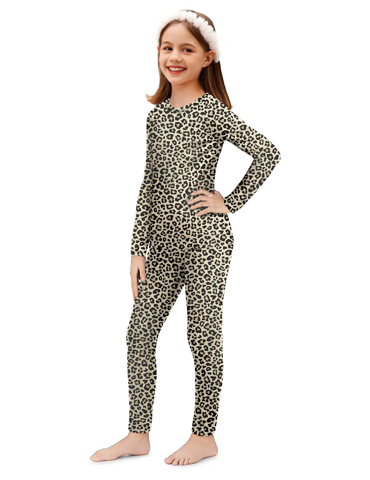 Arshiner Thermal Underwear for Kids Long Johns Girls Base Layer Top Bottom