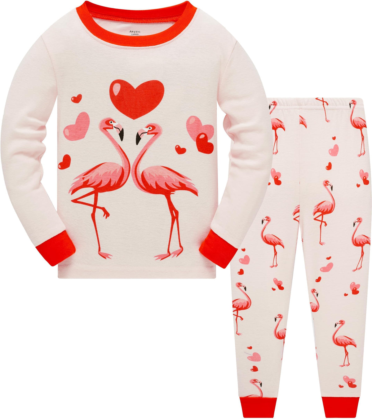 Toddler Girls Pajamas Sets Girls 2 Piece 100%Cotton Winter Long Sleeve Pjs