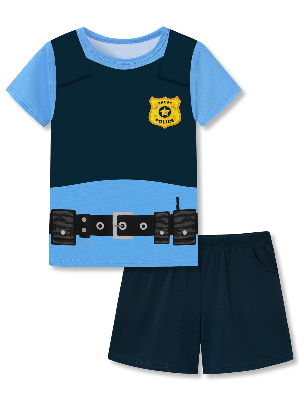 Tebbis Girls Pajama Set Tie Dye Cute Prints Tee & Shorts Sizes 6-18