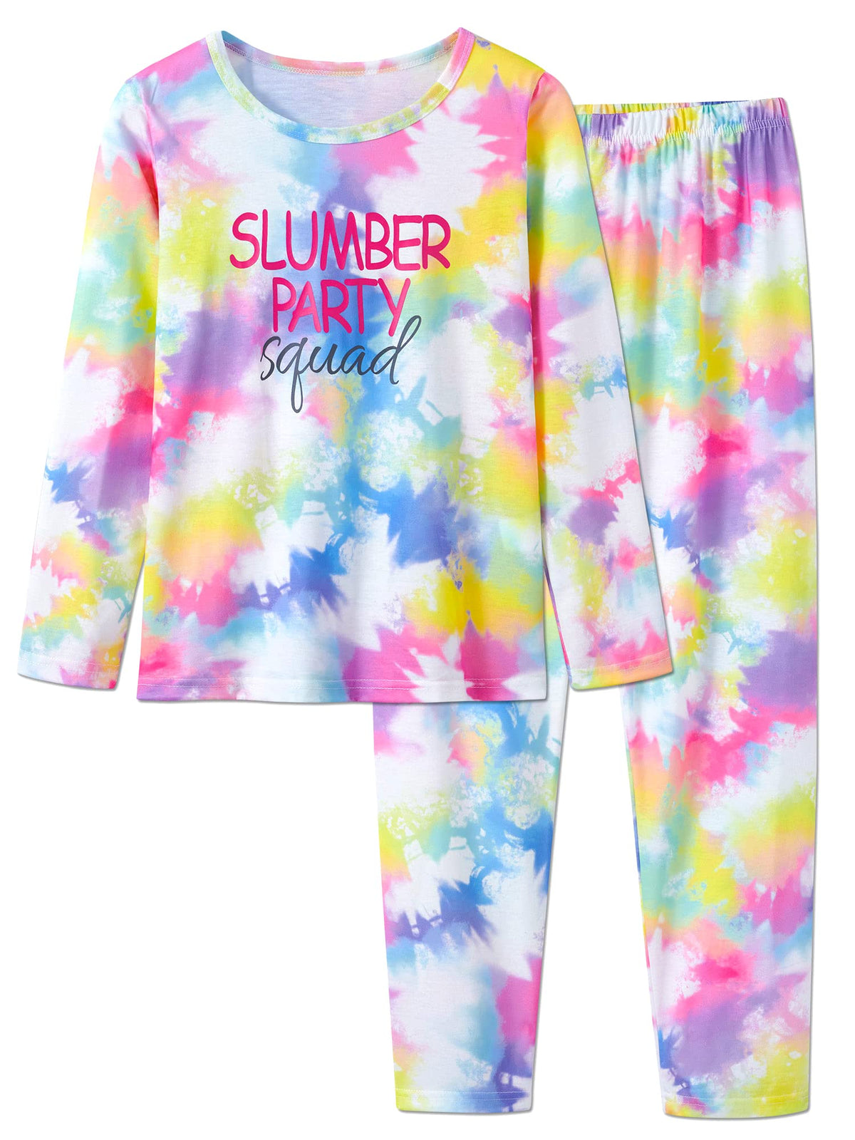Topgal Girls Long Sleeve Pajamas, 2-Piece Top and Pants, Sizes 6-18