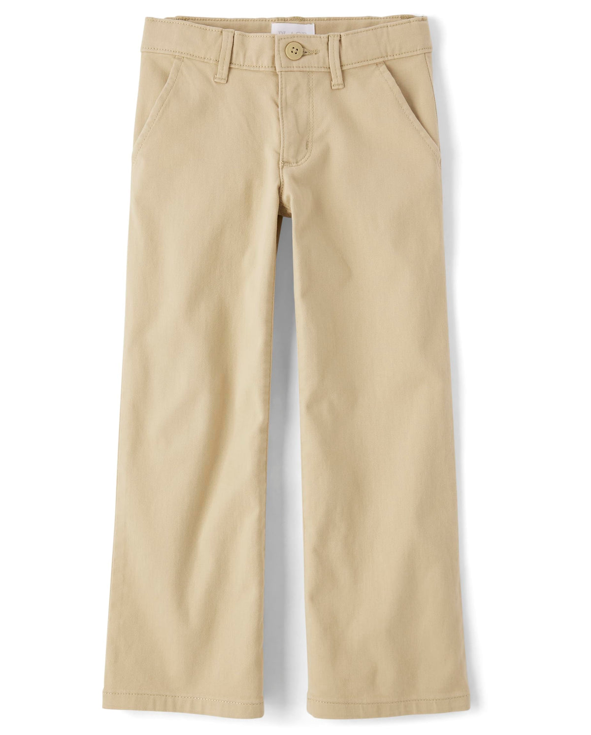 The Children's Place Girls' Uniform Wide Leg Chino Pants