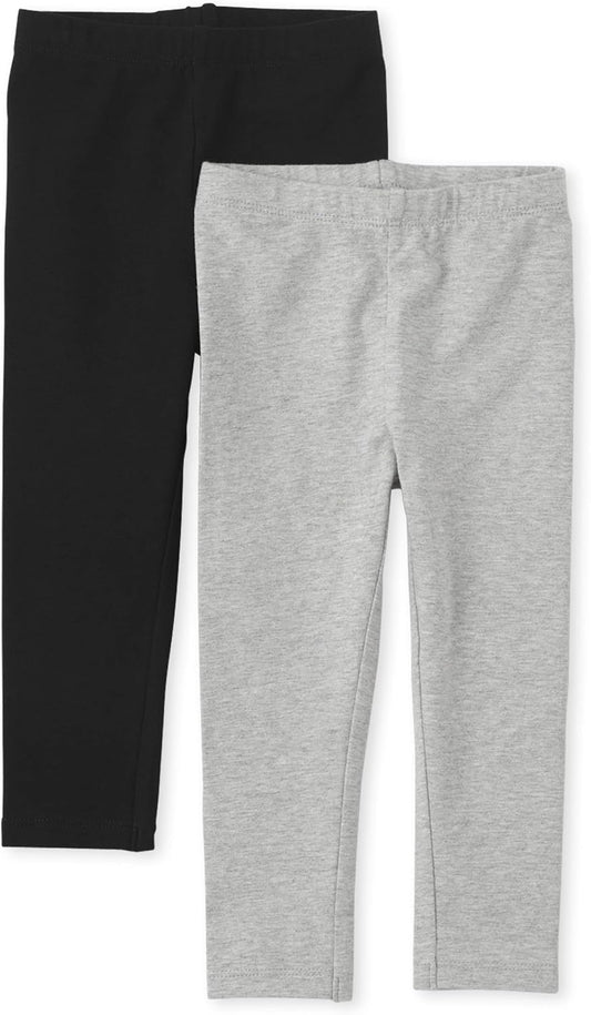 The Children's Place Baby Girls' and Toddler Leggings 2-Pack