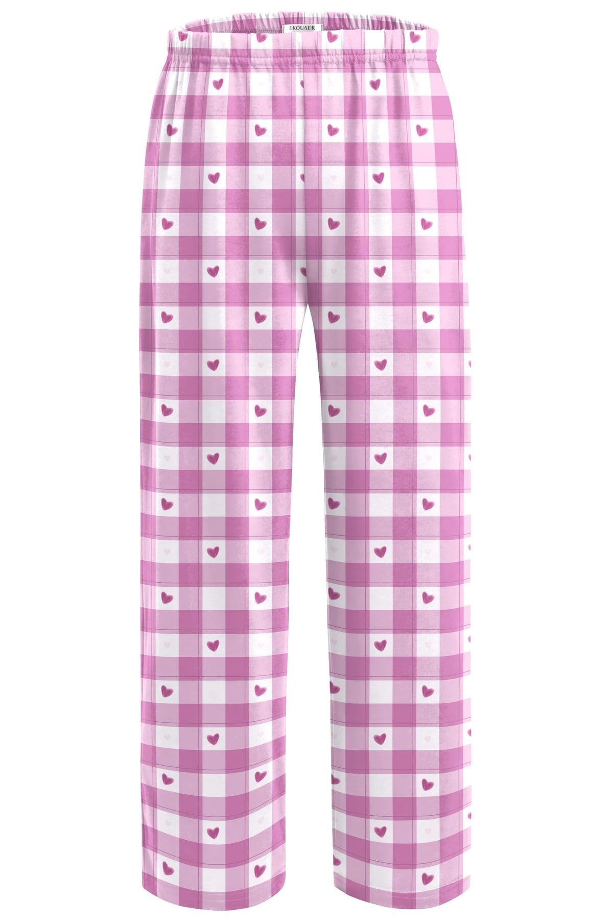 Ekouaer Girls Soft Pajamas Pants Cute Print Pattern PJ Bottoms Lounge Pants