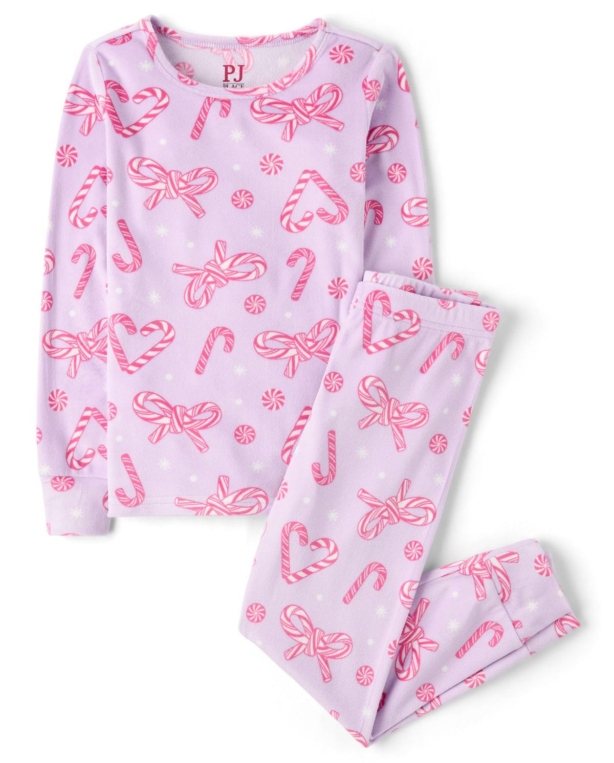 The Children's Place Baby Kids Christmas 2 Piece Pajama Sets, Velour