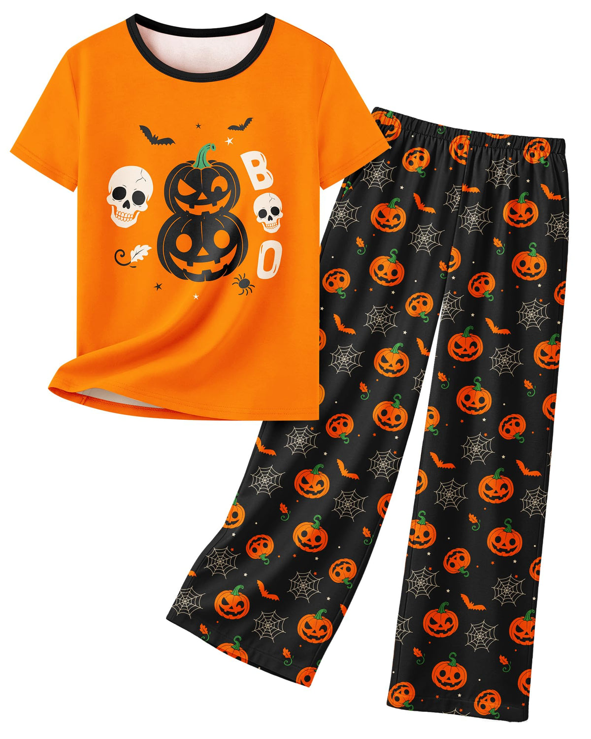 Girls Pajamas Short Sleeve Pants Pjs for Big Girls Sleepwear Kids Jammies Sets Cute Soft Loungewear Size 7-14