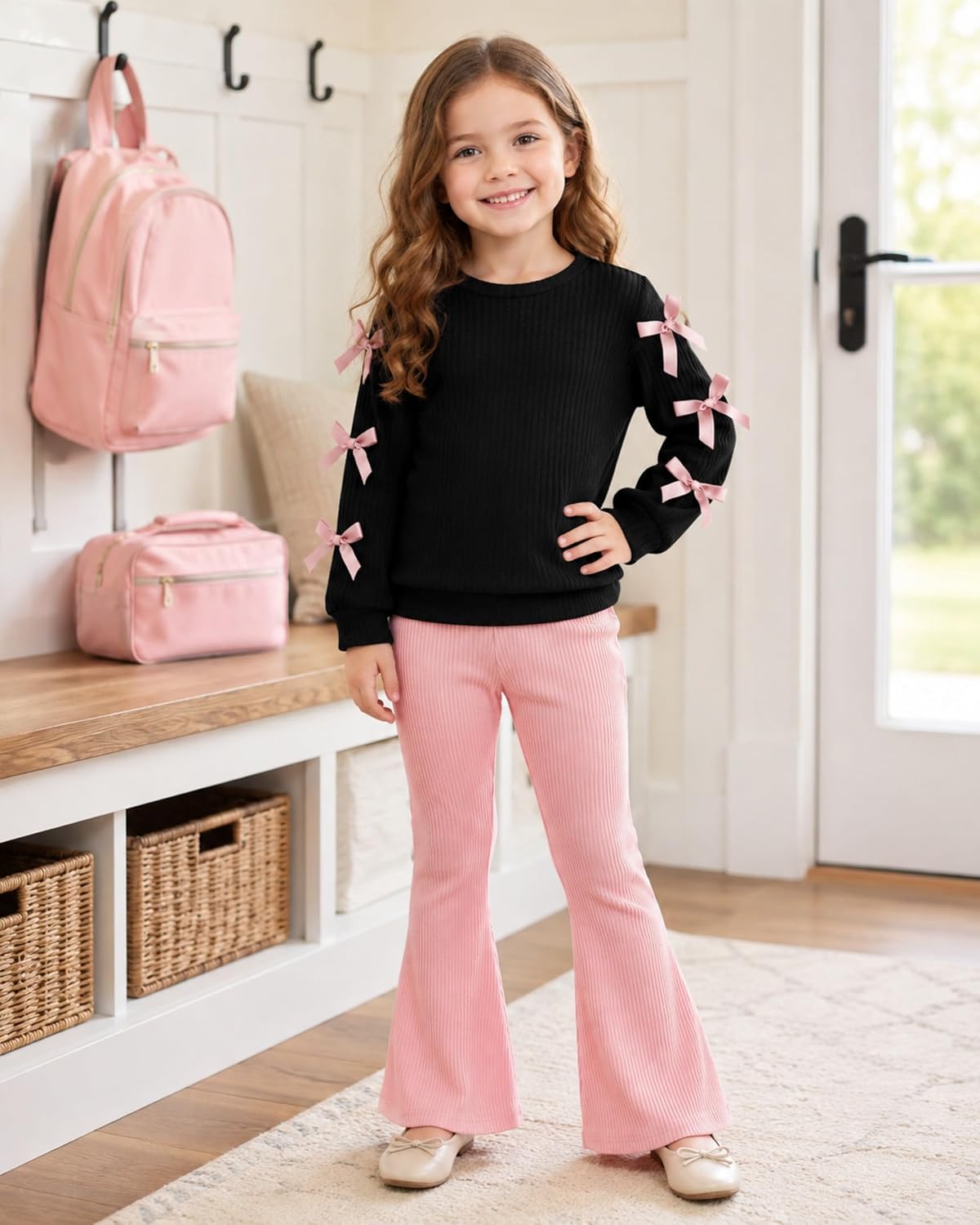 Toddler Girls Clothes 2 Piece Little Girl Fall Winter Outfits 2-8Y