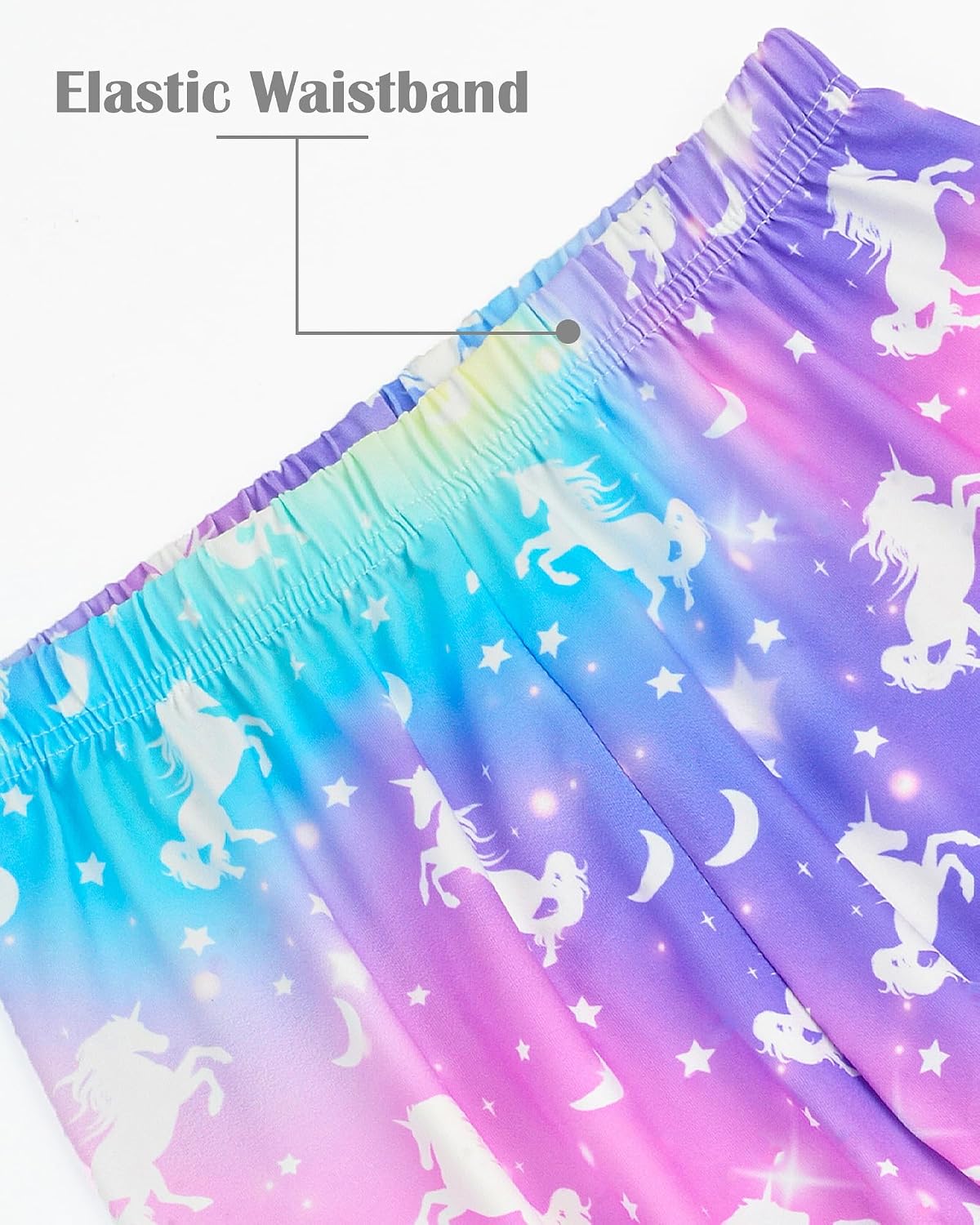 Girls Pajamas Toddler Kids Long Sleeve 2 Piece Pjs Set Unicorn Jammies Sleepwear 3T-10Y