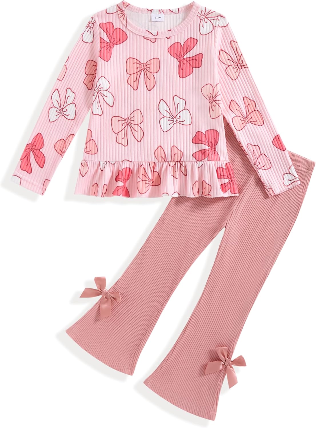 Toddler Girl Clothes Cute Ruffle Fall Outfits for Kids Girls