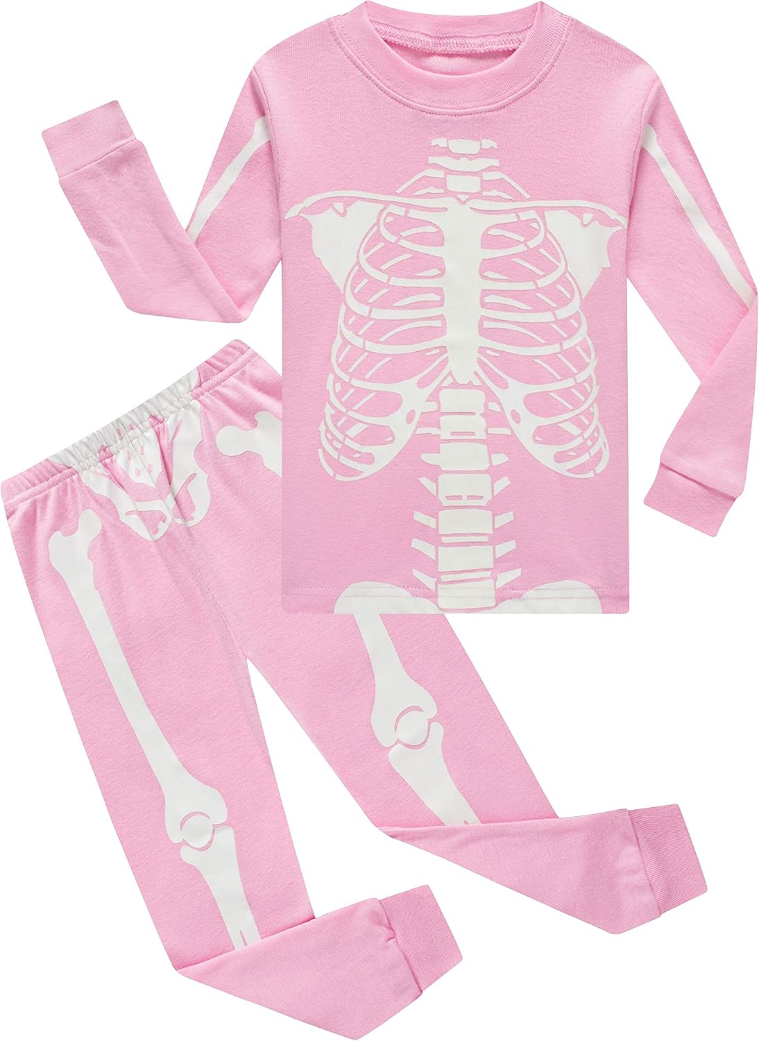 KikizYe Girls Pajamas Set Kids Long Sleeve PJs Cotton Jammies