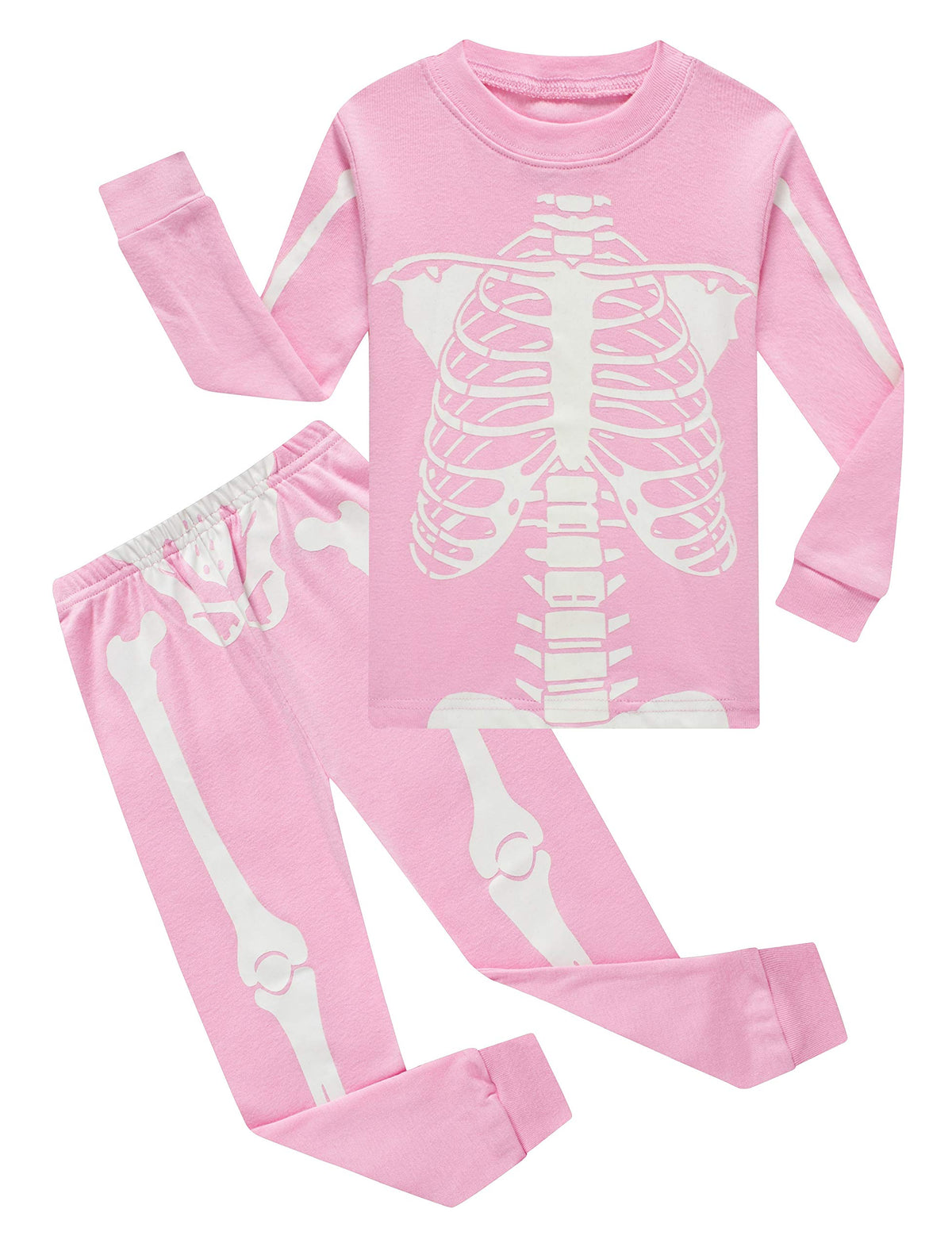 KikizYe Girls Pajamas Set Kids Long Sleeve PJs Cotton Jammies